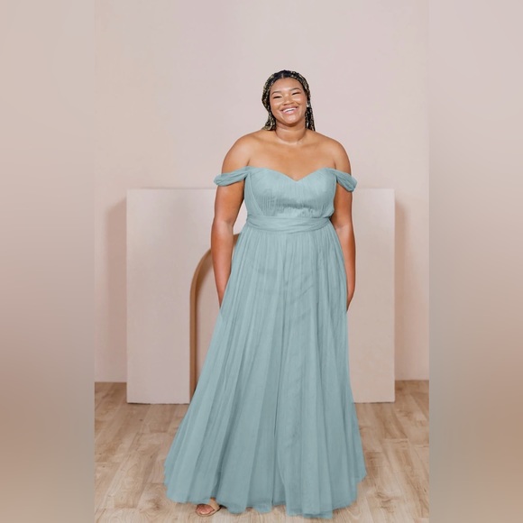 Rosalie Tulle Convertible Dress by Revelry - Picture 3 of 6